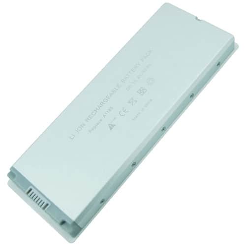 AGPtek - Laptop Battery A1185 for Apple Macbook 13" MA566G/A Series 8 Cell 5600mAh - Larger Front