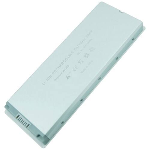 AGPtek - High Performance 8 Cell Laptop Battery for Apple A1185 Macbook 13" Series - Larger Front
