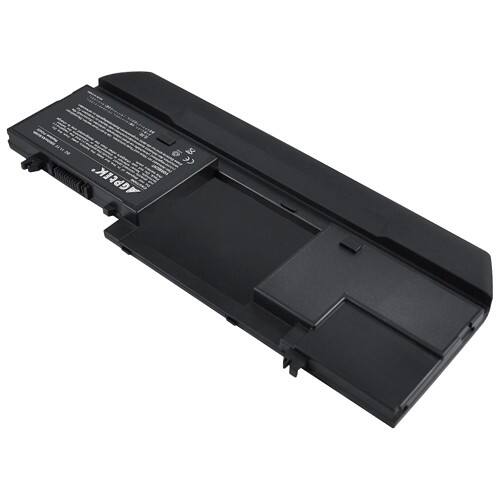 AGPtek - Dell Latitude D420 Replacement Laptop Notebook Battery 9 Cell 5800mAh 11.1V - Larger Front