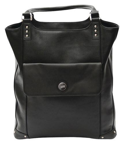 Jill-e - Laptop Tote - Black - Larger Front