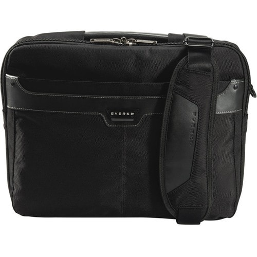 Everki - Tempo Laptop Briefcase - Black - Larger Front