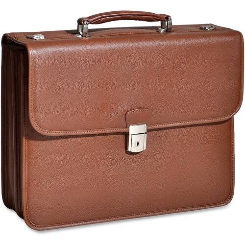 McKlein USA - 15144 Ashburn S Series Leather Laptop Case - Brown - Larger Front