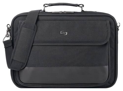 Solo - Classic Laptop Brief - Black - Larger Front