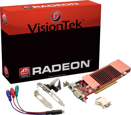 - ATI Radeon HD 3450 512MB DDR2 PCI Graphics Card - VisionTek - ATI ...