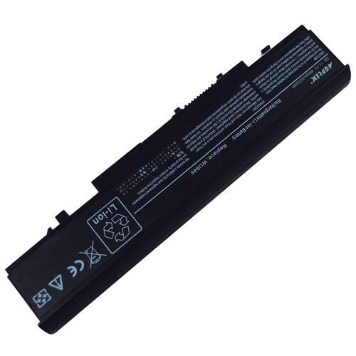 AGPtek - Dell Studio 1535 1536 1537 1555 1557 PP33L PP39L KM904 KM905 MT264 Replacement Laptop Battery - Larger Front