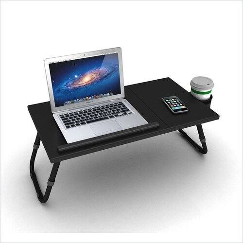 Atlantic - Laptop Tray - Black - Black - Larger Front