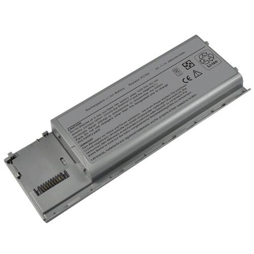 AGPtek - Laptop Battery For Dell Latitude D620 D630 D631 D640 312-0383 312-0384 312-0386 310-9080 310-9081 - Larger Front