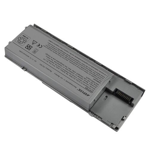 AGPtek - Dell Latitude D620 D630 D631 D640 312-0383 312-0384 312-0386 GD776 Replacement Laptop Battery - Larger Front