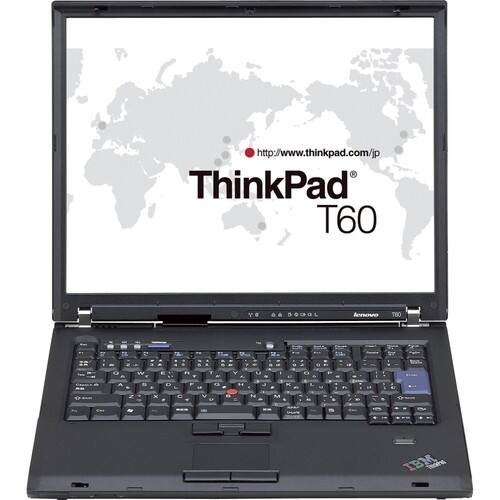 Lenovo - ThinkPad T60 15" Notebook - Intel Pentium 1.80 GHz - Black - Larger Front