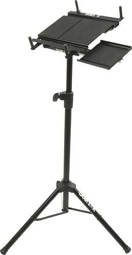 Quik Lok - Freestanding Laptop Stand - Black - Angle