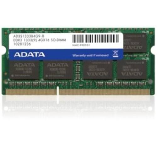 Adata - Premier Series 4GB 1333MHz-DDR3 Laptop RAM Memory - Larger Front