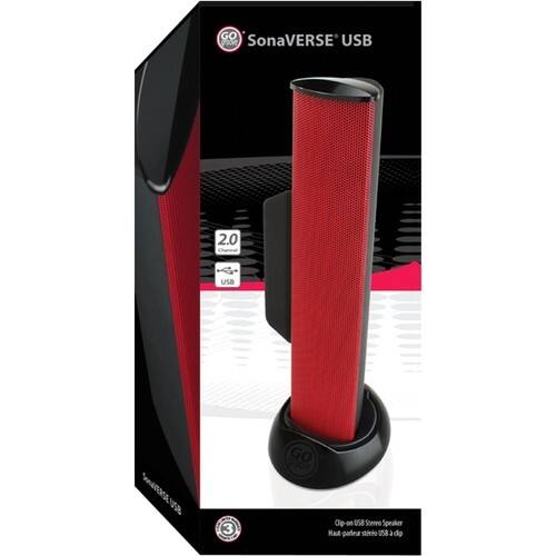 GOgroove - SonaVERSE USB Clip-On Soundbar Laptop Speaker for Apple, Toshiba, Mac, Samsung, Sony & More - Multi - Larger Front