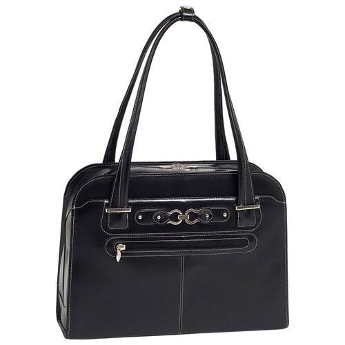 McKlein USA - 96635 Detachable Laptop Sleeve - Black - Larger Front