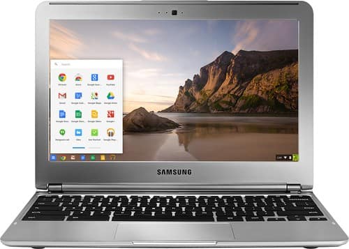 Samsung - 11.6" Chromebook - Exynos 5 - 2GB Memory - 16GB Flash (eMMc) Memory - Silver - Larger Front
