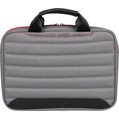 Altego - Altego Channel Stitched Ruby Series Laptop Sleeve - Gray - Larger Front