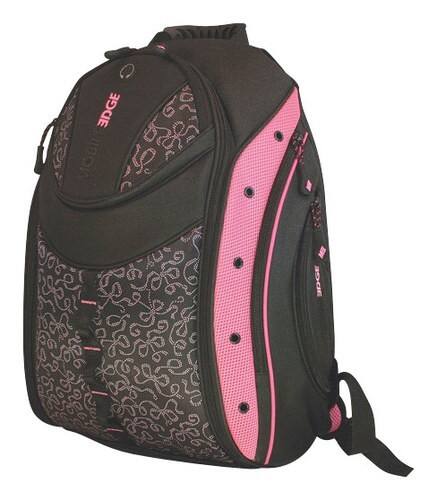Mobile Edge - Express Women's Laptop Backpack - Pink/Black - Larger Front
