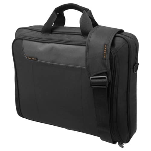 Everki - Ekb407Nch Advance Laptop Briefcase - Charcoal - Larger Front