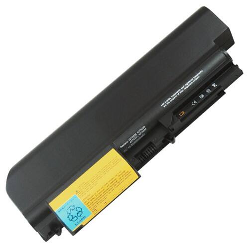 AGPtek - Laptop Battery for IBM Lenovo ThinkPad R61 T61 R61i R61e T400 R400 9 Cell - Larger Front