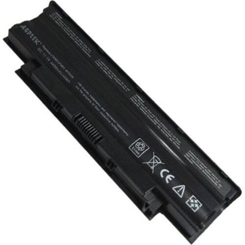 AGPtek - New Dell Inspiron 13R Laptop Battery Replacement Dell XPS M1210 Series 451-10357 451-10370 - Black - Black - Larger Front