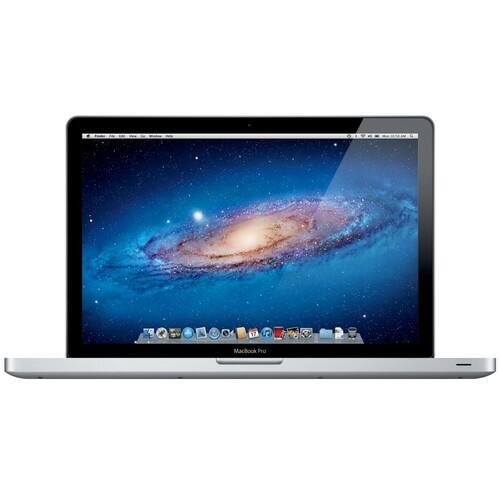 Apple - 15.4" MacBook Pro Notebook - 8 GB Memory - 750 GB Hard Drive - Silver - Larger Front