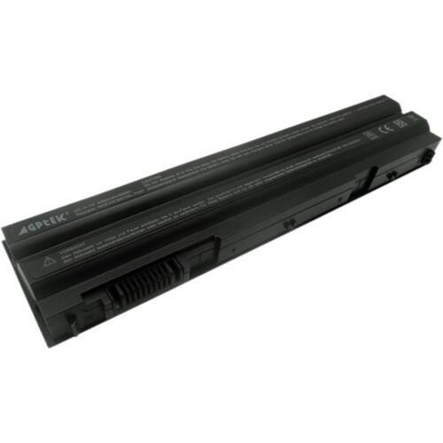 AGPtek - Laptop Battery for Dell Latitude E5420 E5520 E6220 E6420 E6520 Series - Black - Black - Larger Front