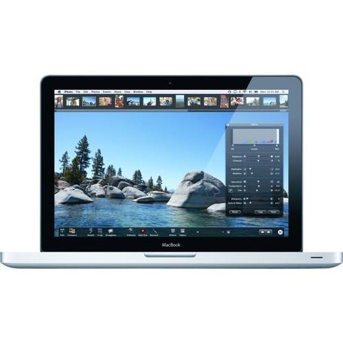 Apple - 13.3" MacBook Notebook - 2 GB Memory - 160 GB Hard Drive - Silver - Larger Front