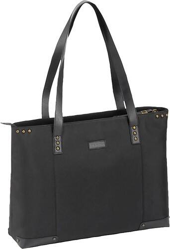 Solo - Vintage Collection Ladies' Carry-All Laptop Case - Black - angleView