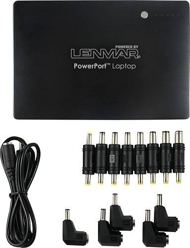Lenmar - PowerPort Lithium-Polymer External Battery Pack for Most Laptops - largeFrontView