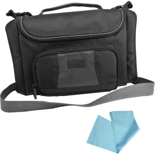 USA Gear - Portable Laptop Travel Bag /Carrying Case with Adjustable Shoulder Strap for 10.2" Asus Netbooks - Larger Front