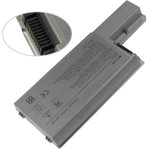 AGPtek - Laptop Battery for Dell Latitude D820 D830 D531 D531N 310-9122 GX047 CF623 D739 - Larger Front