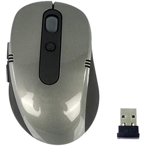 AGPtek - New 2.4GHz USB Wireless Optical Mouse Mice for PC Laptop Notebook Netbook - Larger Front