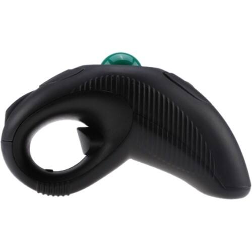 AGPtek - Wireless Finger HandHeld Mice with Trackball USB Receiver for Laptop Tablet Mac - Larger Front
