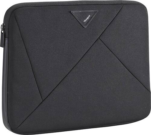 Targus - A7 Laptop Sleeve - Black/Gray - angleView