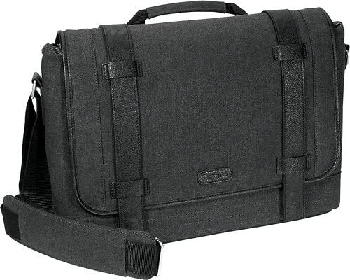 Targus - City Fusion Messenger Laptop Case - Gray - largeFrontView
