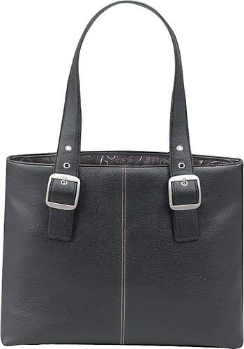 Solo - Classic Laptop Tote - Black/Red - Larger Front