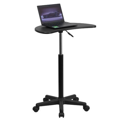 Flash Furniture - Adjustable Laptop Cart - Angle