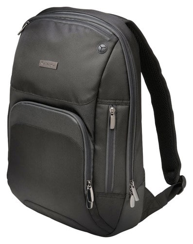 Kensington - Triple Trek Ultrabook Laptop Backpack - Black - Larger Front