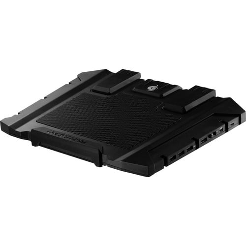 CM Storm - SF 15 - Gaming Laptop Cooling Pad with 160mm Silent Fan and 4 USB Ports - Black - Larger Front