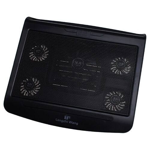 Agptek - 10"-17 " 5 Fan Laptop Notebook Cooling Cooler Fan Pad for Lenovo IBM ThinkPAD Samsung Toshiba - Multi - Larger Front