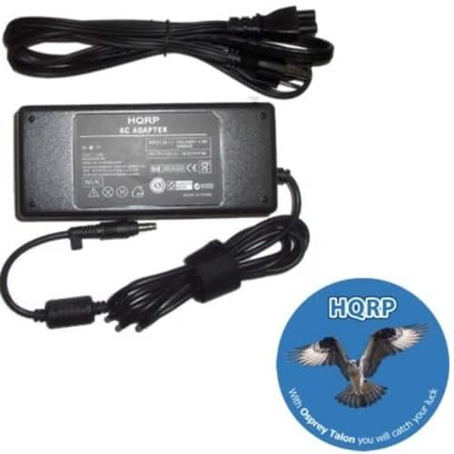 HQRP - 90W AC Adapter for Compaq Presario V6200 / V6300 Laptop/Notebook + Coaster - Larger Front