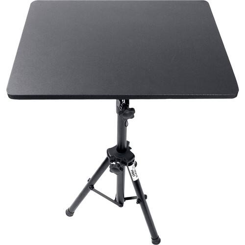Pyle - Pro DJ Laptop Tripod Adjustable Stand - Black - Larger Front