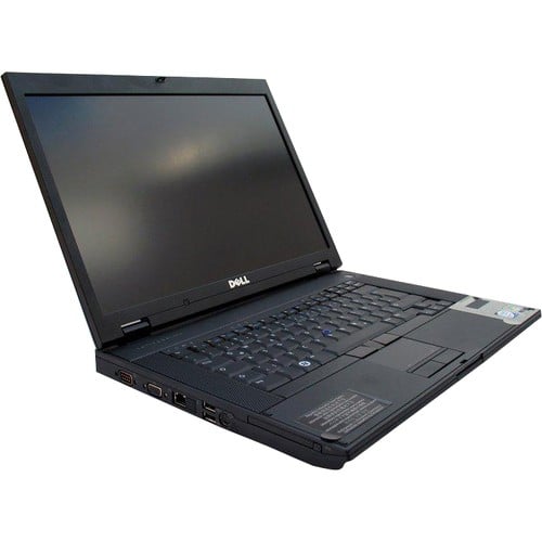Dell - Refurbished - 15.4" Latitude Notebook - 2 GB Memory - 80 GB Hard Drive - Black - Larger Front
