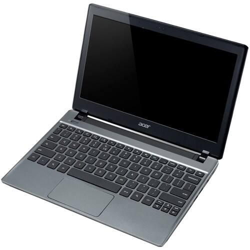 Acer - 11.6" Chromebook - 2 GB Memory and 16 GB Solid State Drive - Iron Gray - Larger Front