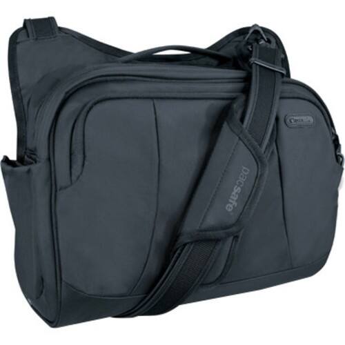 Pacsafe - Metrosafe 275 GII Anti Theft Tablet and Laptop Bag - Midnight Blue - Larger Front