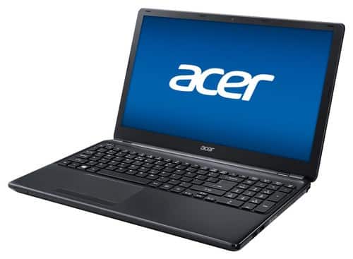 Acer - Aspire E Series 15.6" Laptop - AMD A4-Series - 4GB Memory - 500GB Hard Drive - Black - Larger Front