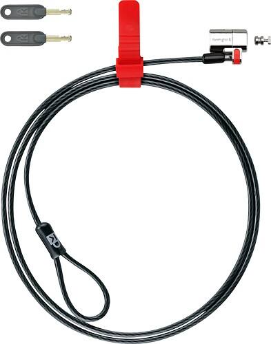 Kensington - ClickSafe Keyed Laptop Lock - Black - Larger Front