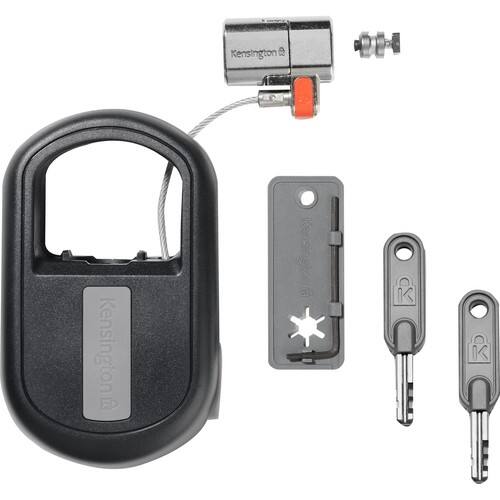 Kensington - ClickSafe Keyed Retractable Laptop Lock - Black - Black - Larger Front