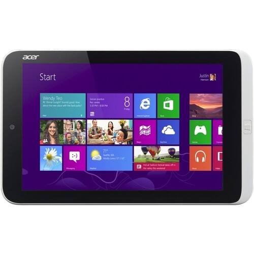 Acer - Iconia Tablet 8.1" 64GB Intel Atom Z2760 - W3-810-1416 - Silver - Larger Front