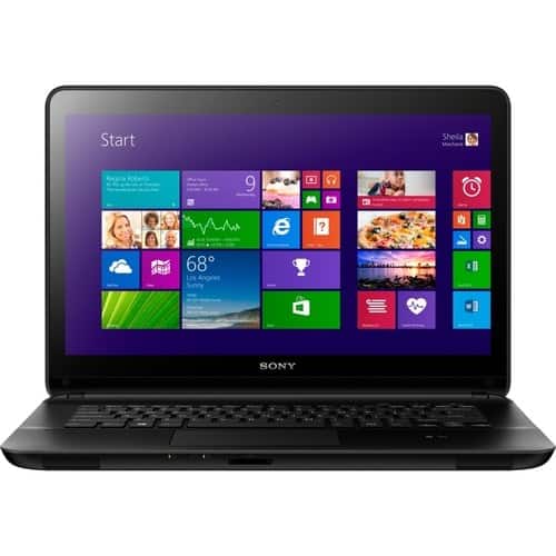 Sony - 14" VAIO Fit E Notebook - 6 GB Memory - 750 GB Hard Drive - Black - Larger Front
