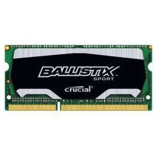 Crucial - Ballistix Sport 4GB Laptop Memory Module - Black - Larger Front
